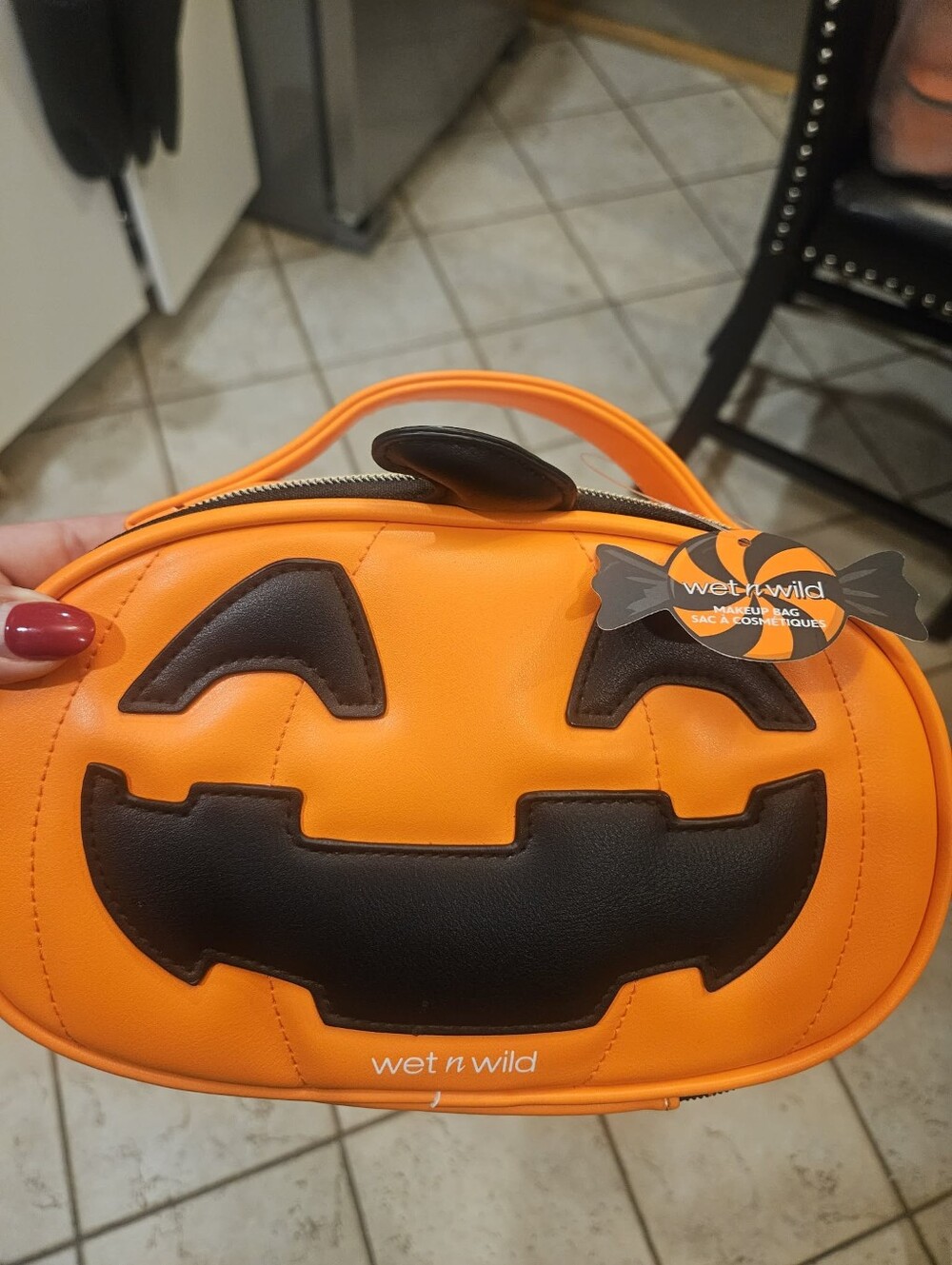 Viral Wet N Wild Pumpkin Cosmetic Bag 2026 Bag Zipper Pouch NWT